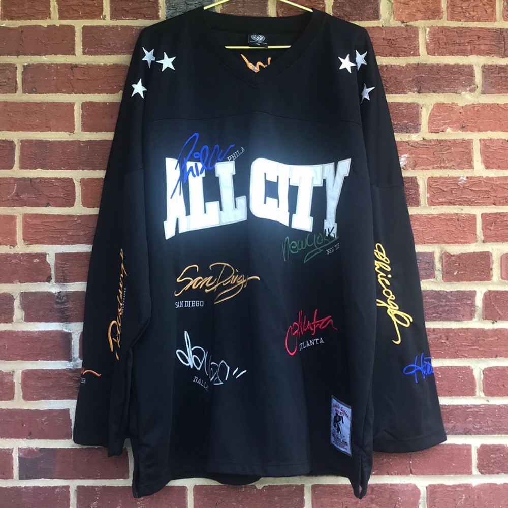 FNF Shirt Jersey XXL Embroidered Cities NFL Teams